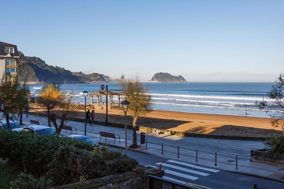 Pensión Zarauz Playa Exterior foto